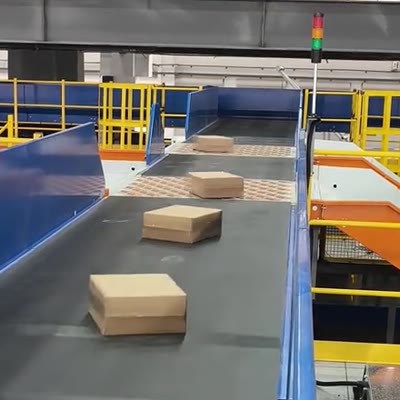 沙特 · 双摆轮智能分拣系统 · 现场实拍